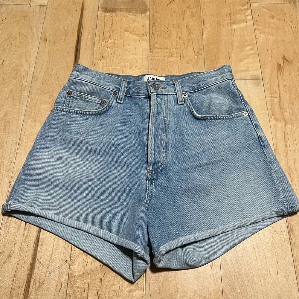 BARELY WORN Agolde Dean shorts